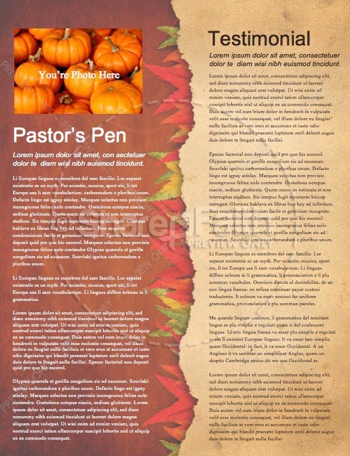 Come with Thanksgiving Christian Newsletter | page 3