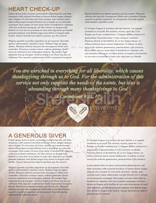 A Generous Heart Religious Newsletter | page 2