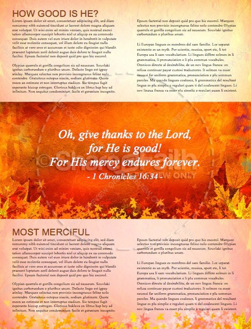 Give Thanks Christian Newsletter | page 2