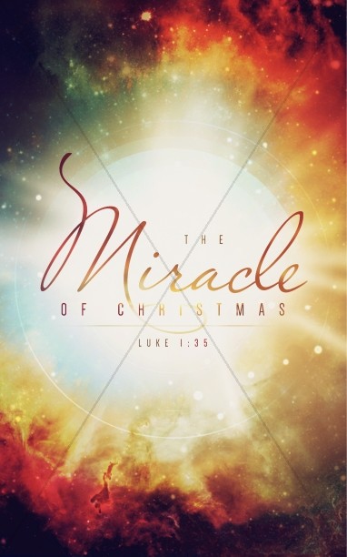 Miracle of Christmas Ministry Bulletin Thumbnail Showcase