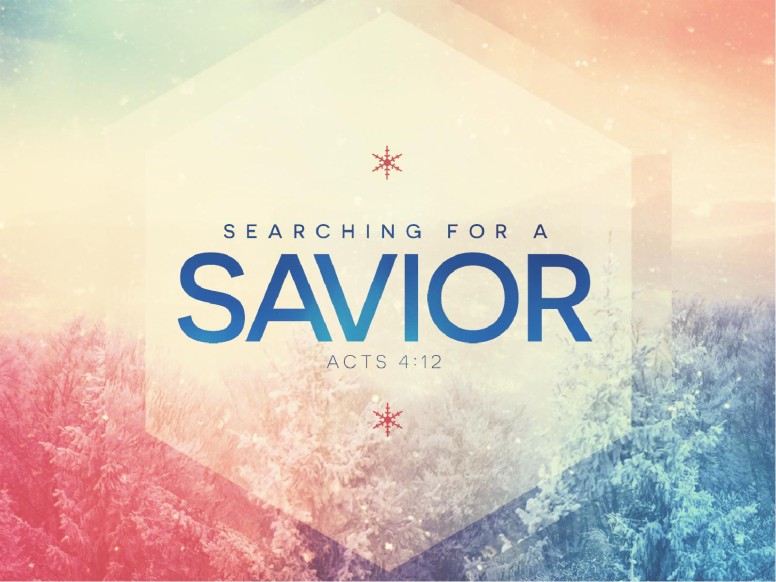 Searching for a Savior Christian PowerPoint