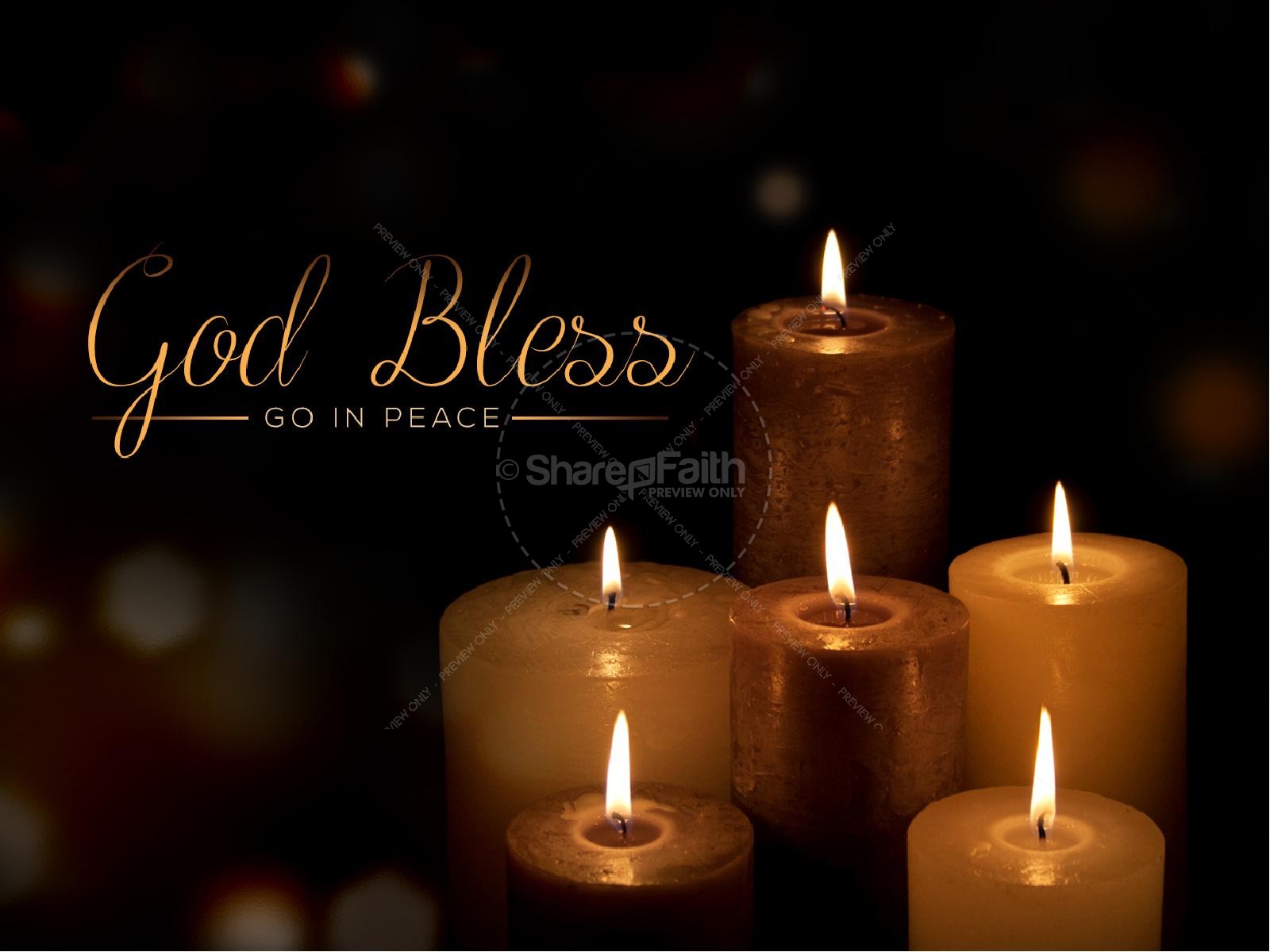 Candlelight Service Religious PowerPoint Thumbnail 6