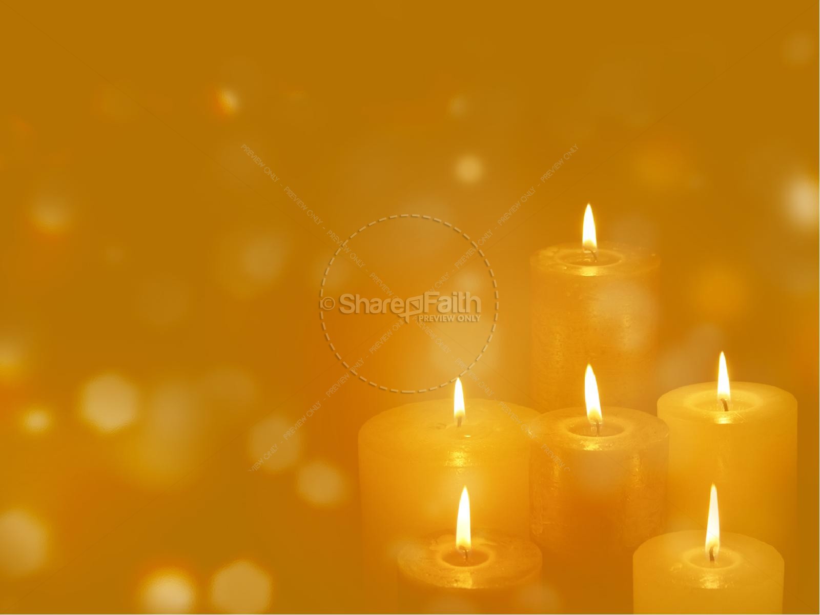 Candlelight Service Religious PowerPoint Thumbnail 8