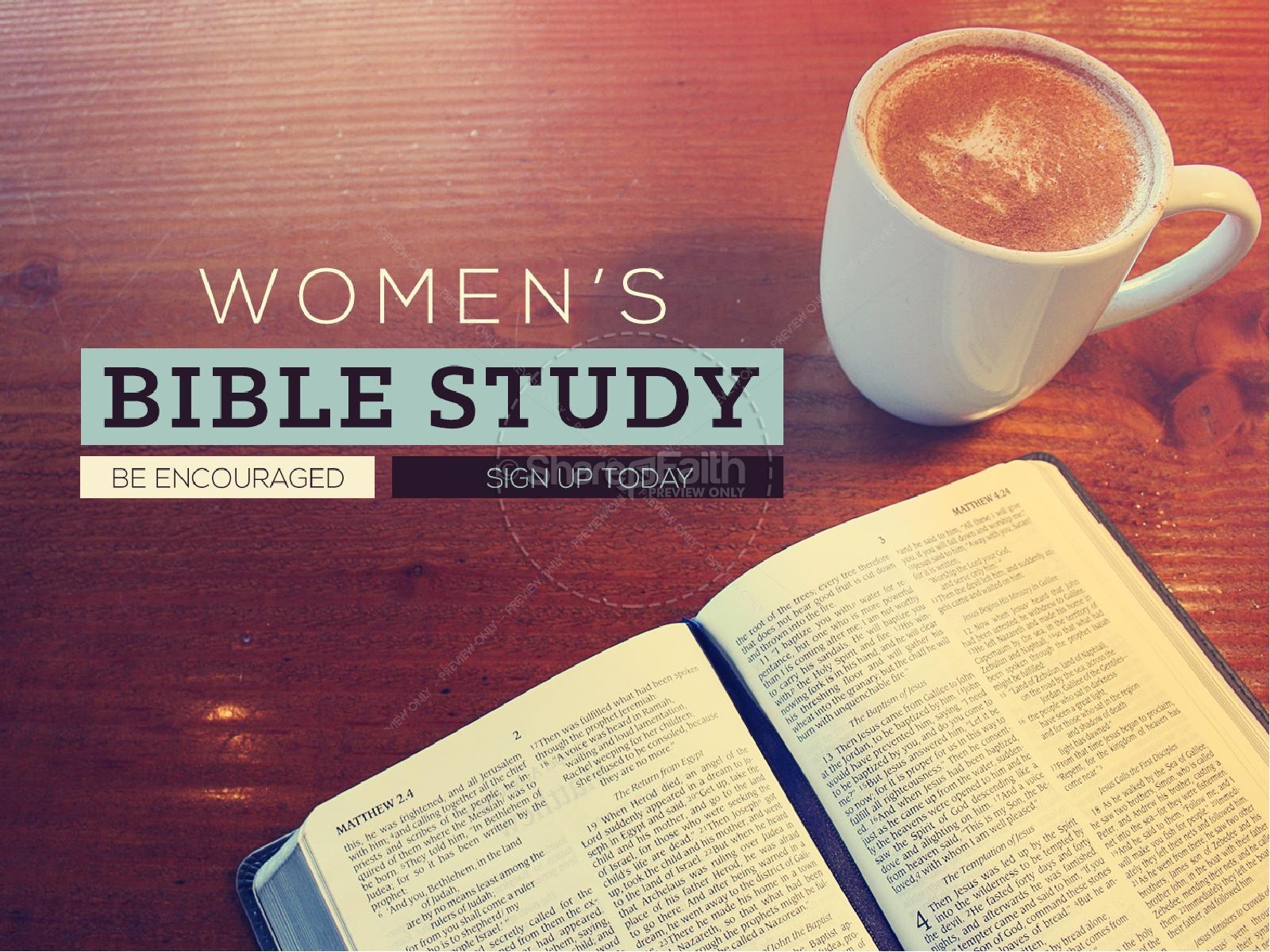 Women's Bible Study Church PowerPoint | slide 1