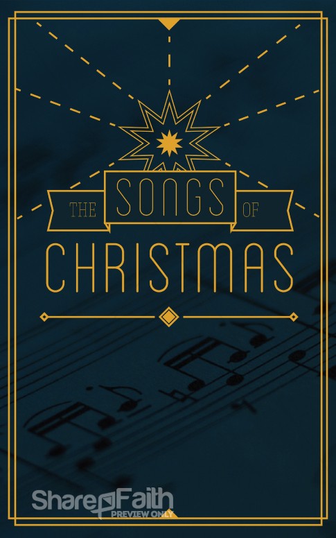 Songs of Christmas Ministry Bulletin | Christmas Bulletins