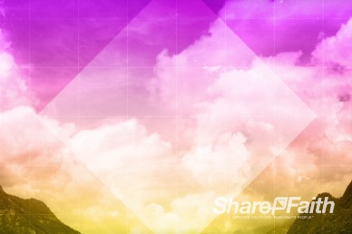 Shapes and Clouds Worship Video Background