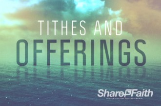 Following Jesus Church Tithes and Offerings Motion Background | Church ...