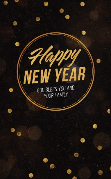 Happy New Year Blessings Church Bulletin Thumbnail Showcase