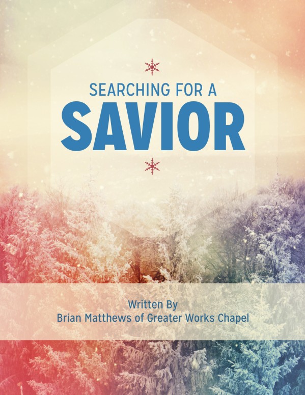 Searching for a Savior Christian Flyer