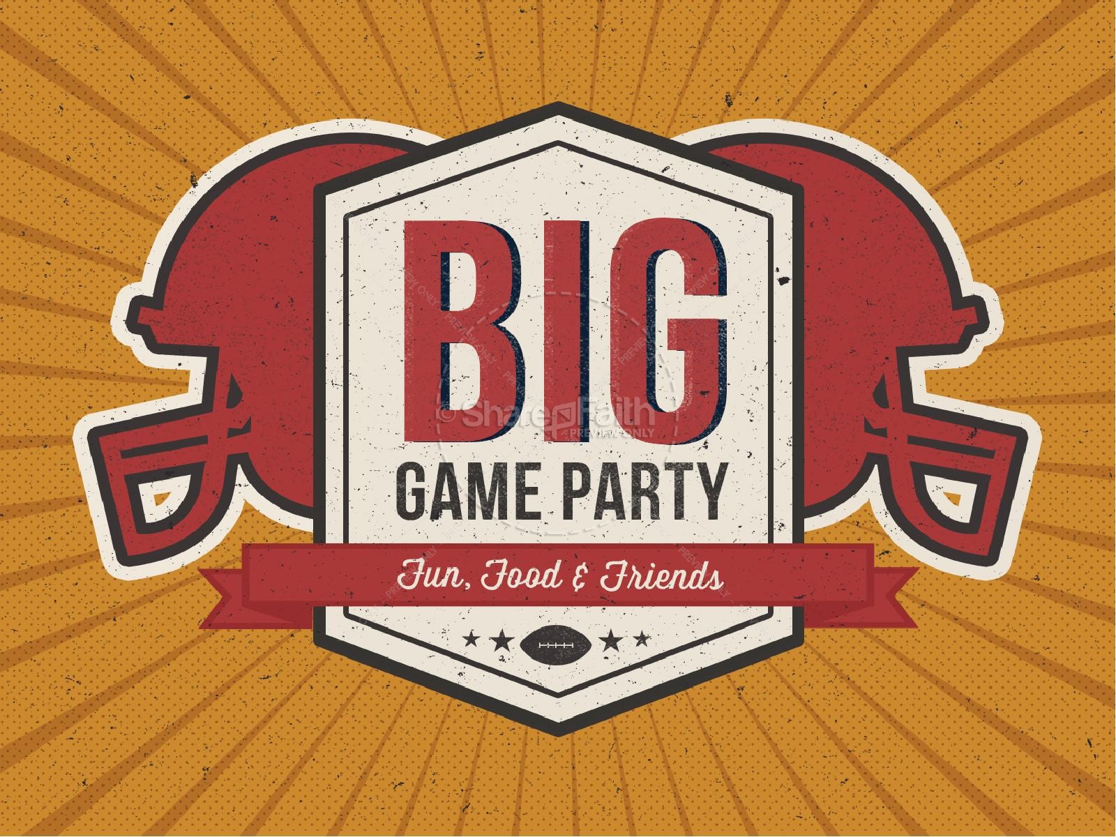 Big Game Party Ministry PowerPoint