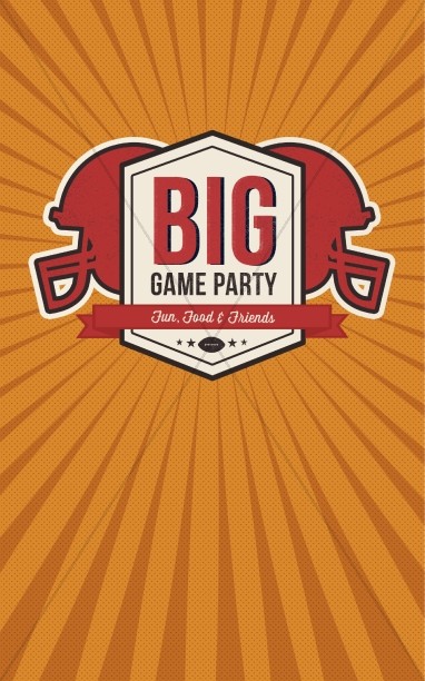 Big Game Party Ministry Bulletin Thumbnail Showcase