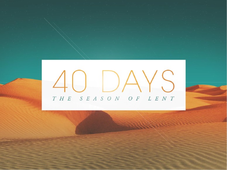 Forty Days of Lent Religious PowerPoint