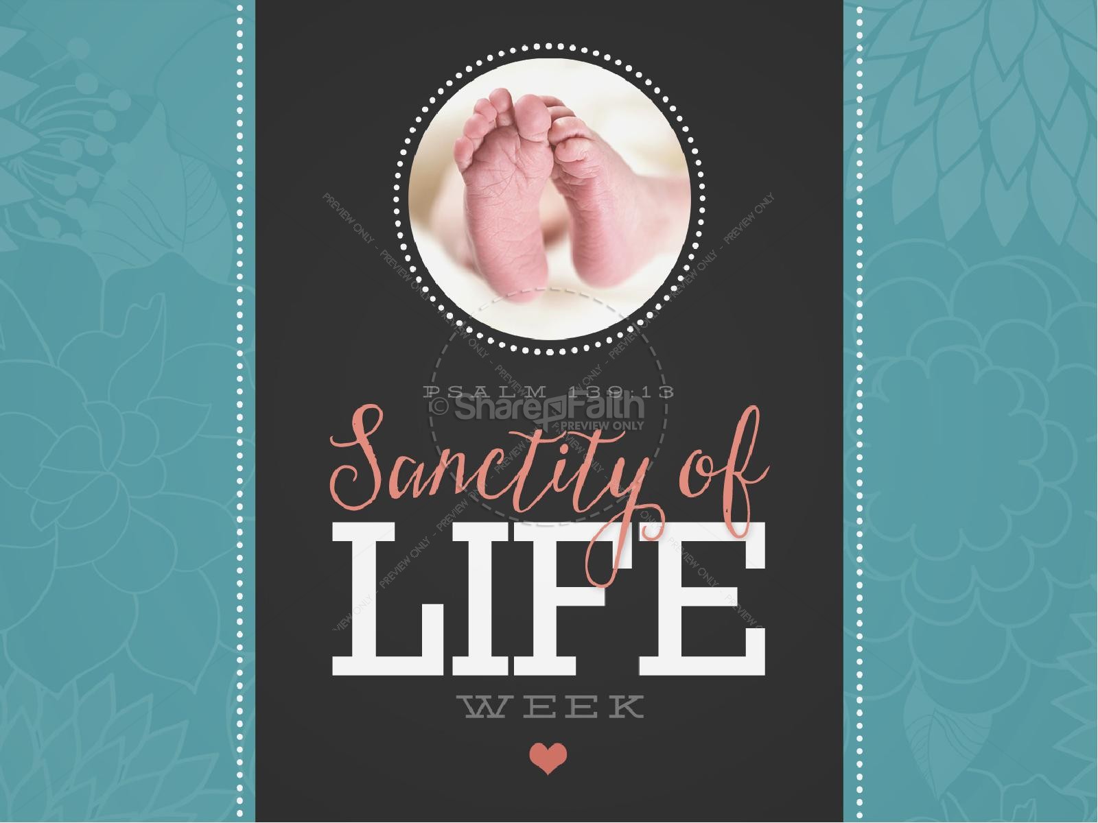 Sanctity of Life Week Christian PowerPoint