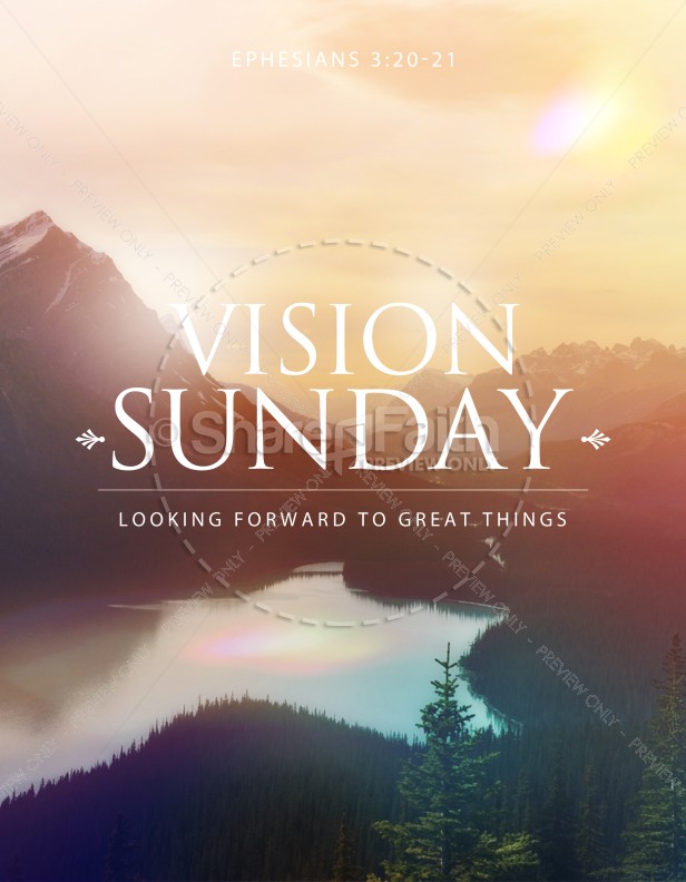 Vision Sunday Christian Flyer Thumbnail Showcase