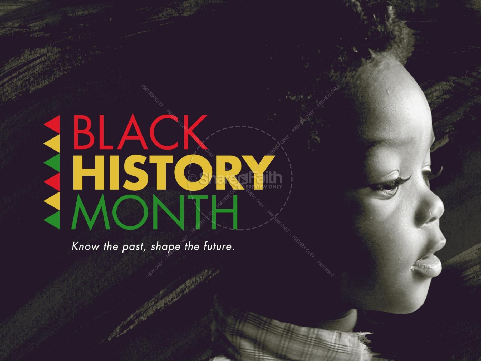 Black History Month Powerpoint Template Flyer Template