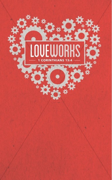 Love Works Church Bulletin Thumbnail Showcase