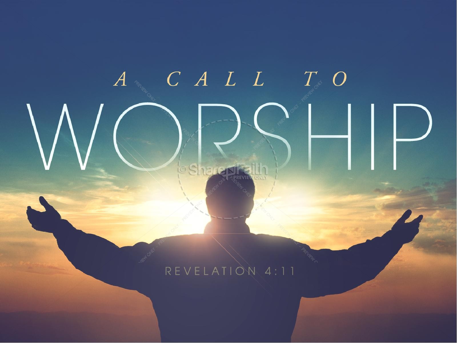 A Call to Worship Christian PowerPoint 