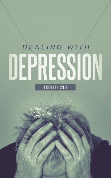 Dealing with Depression Christian Bulletin Thumbnail Showcase