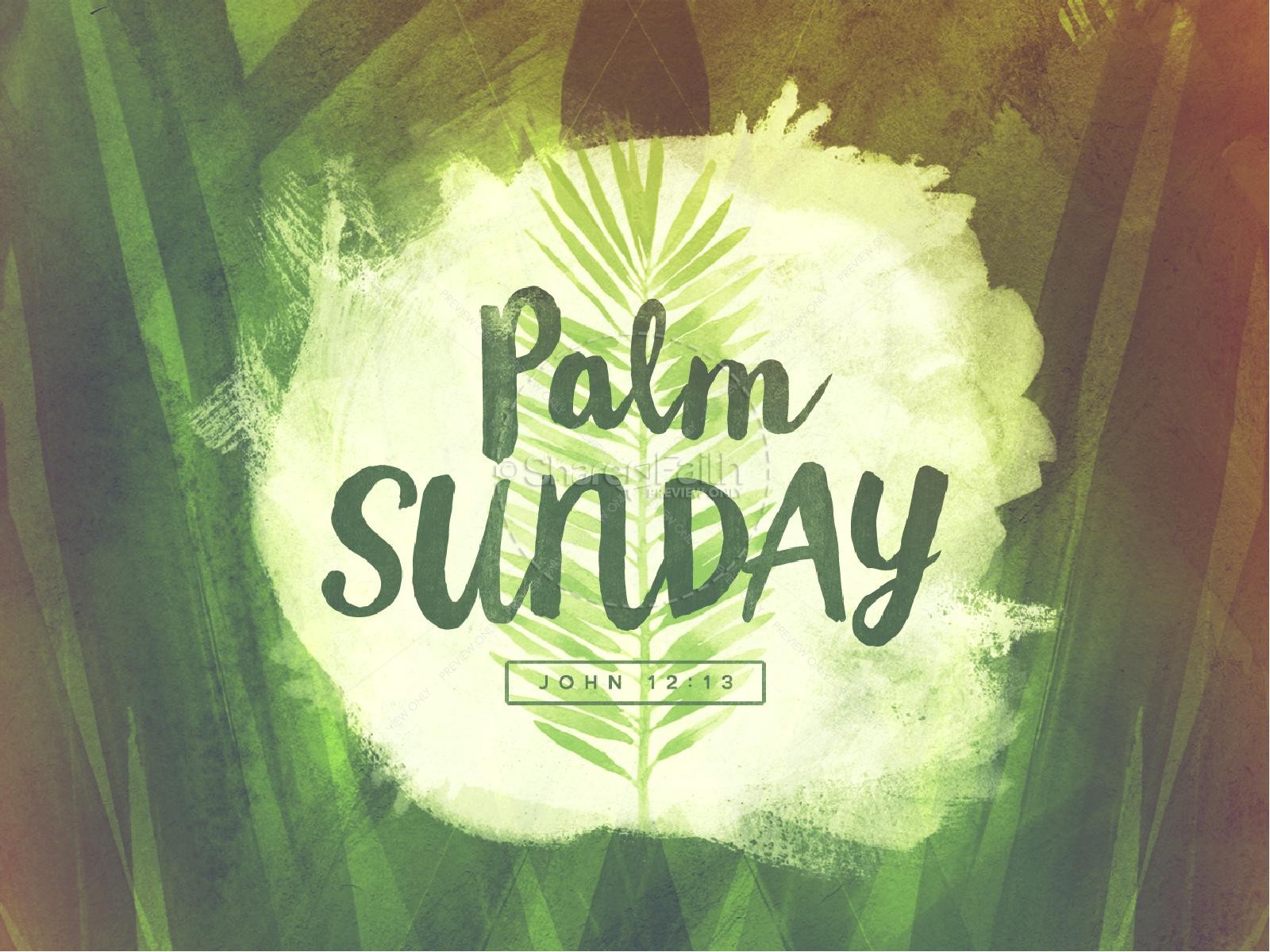 Palm Sunday Religious PowerPoint