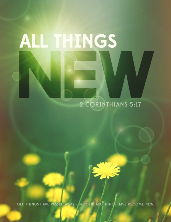 All Things New Religious Flyer