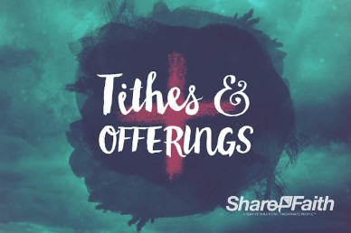 Good Friday Religious Tithes and Offerings Motion Background