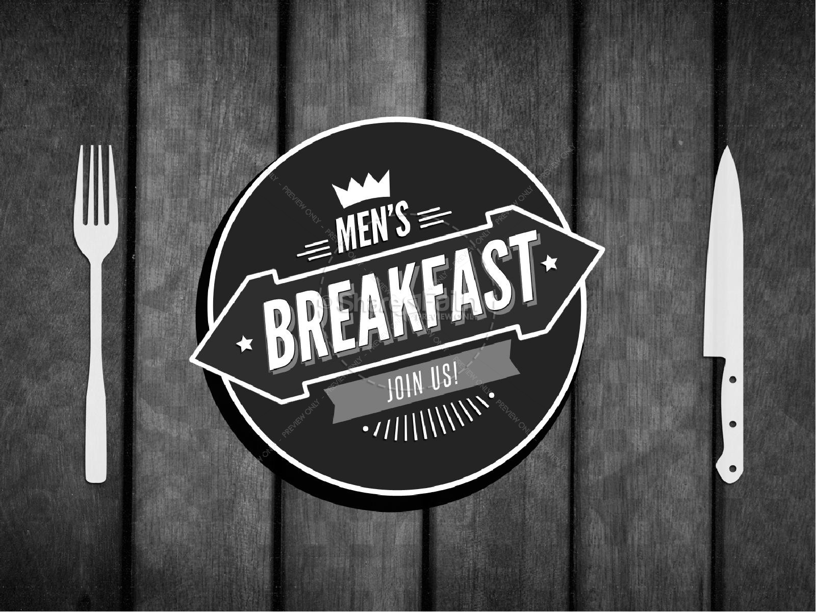 Men's Breakfast Church PowerPoint Thumbnail 1