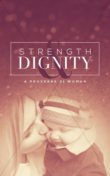Strength and Dignity Christian Bulletin Thumbnail Showcase