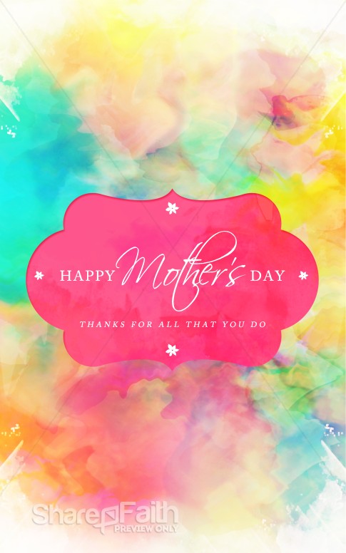 mother's day bulletin board ideas for church