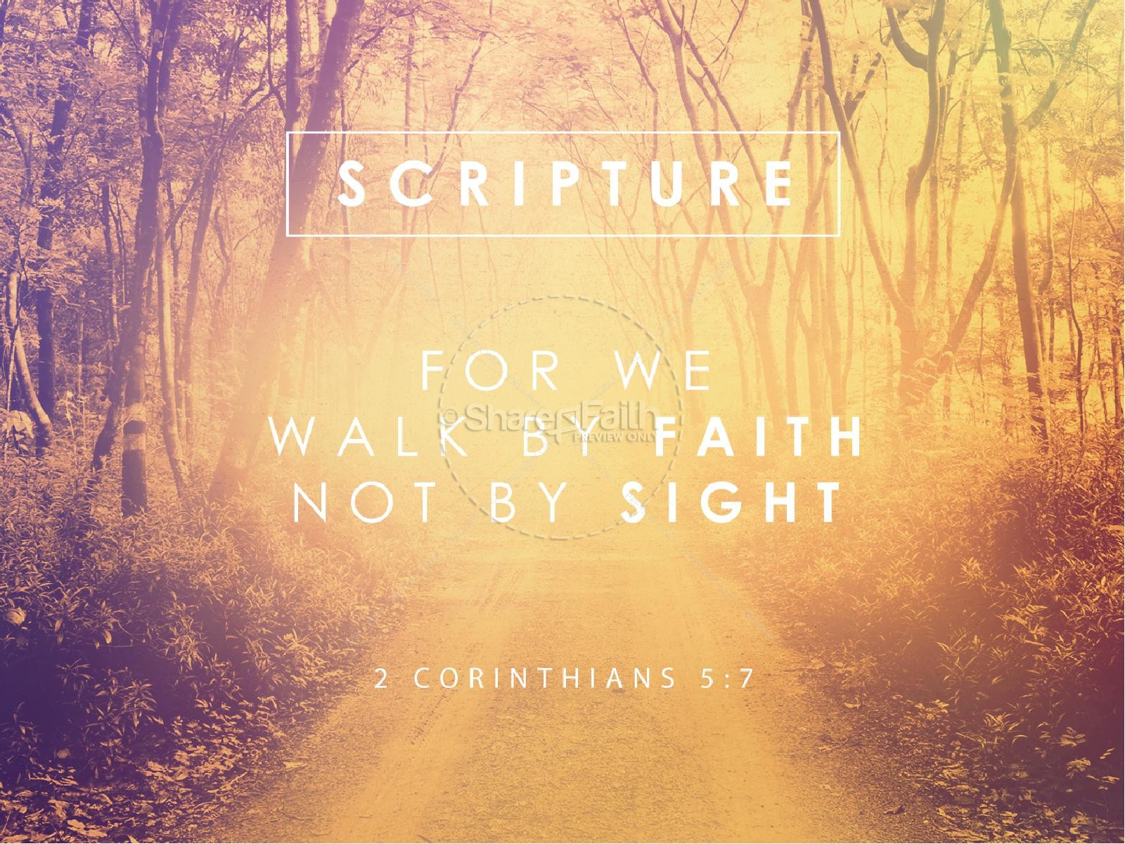 Walk by Faith Ministry PowerPoint Thumbnail 4
