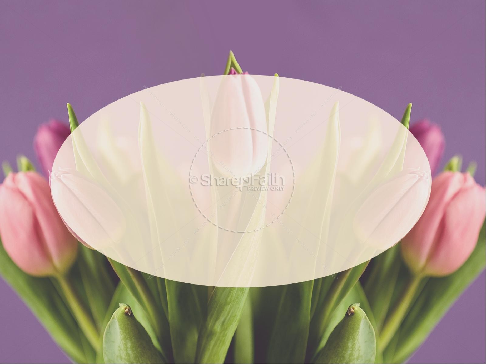 Mother's Day Tulips Religious PowerPoint Thumbnail 5