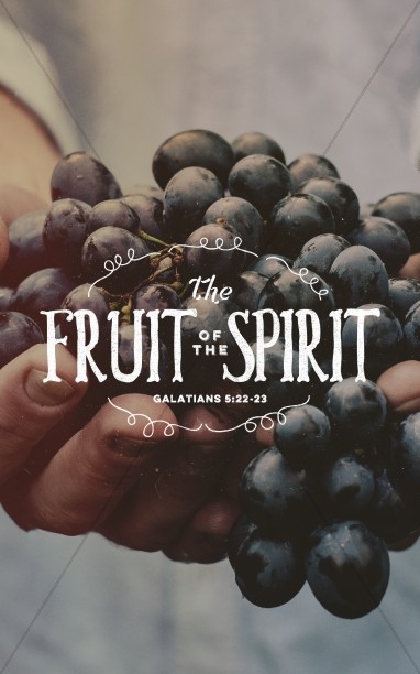 The Fruit of the Spirit Religious Bulletin Thumbnail Showcase