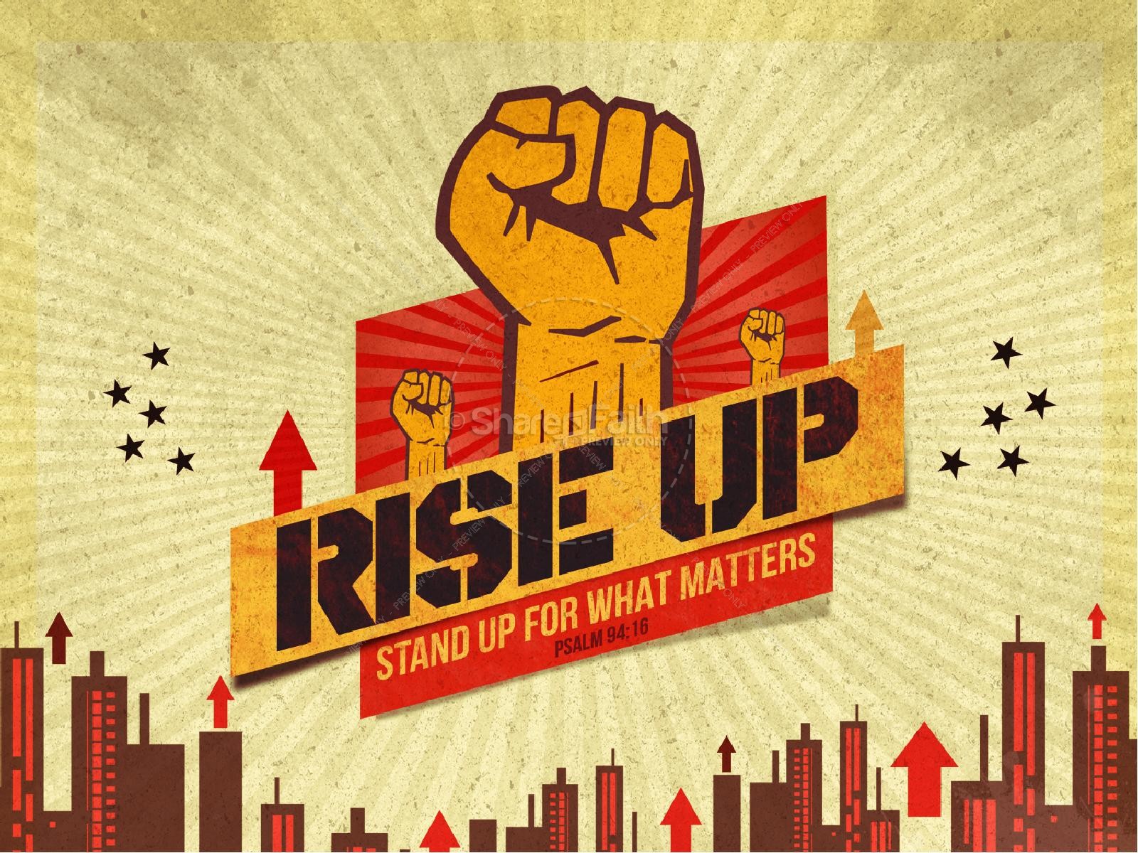 Rise Up Christian PowerPoint Thumbnail 1
