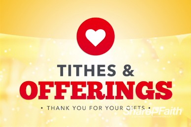 You Are Welcome Religious Tithes and Offerings Video Loop