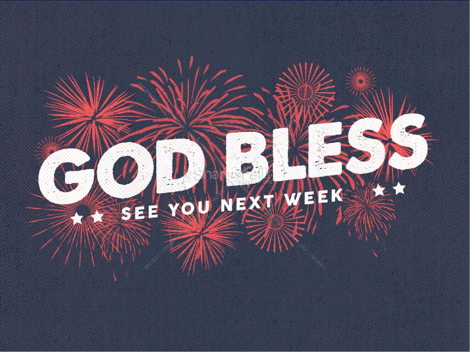 Happy Fourth of July Religious PowerPoint Thumbnail 3