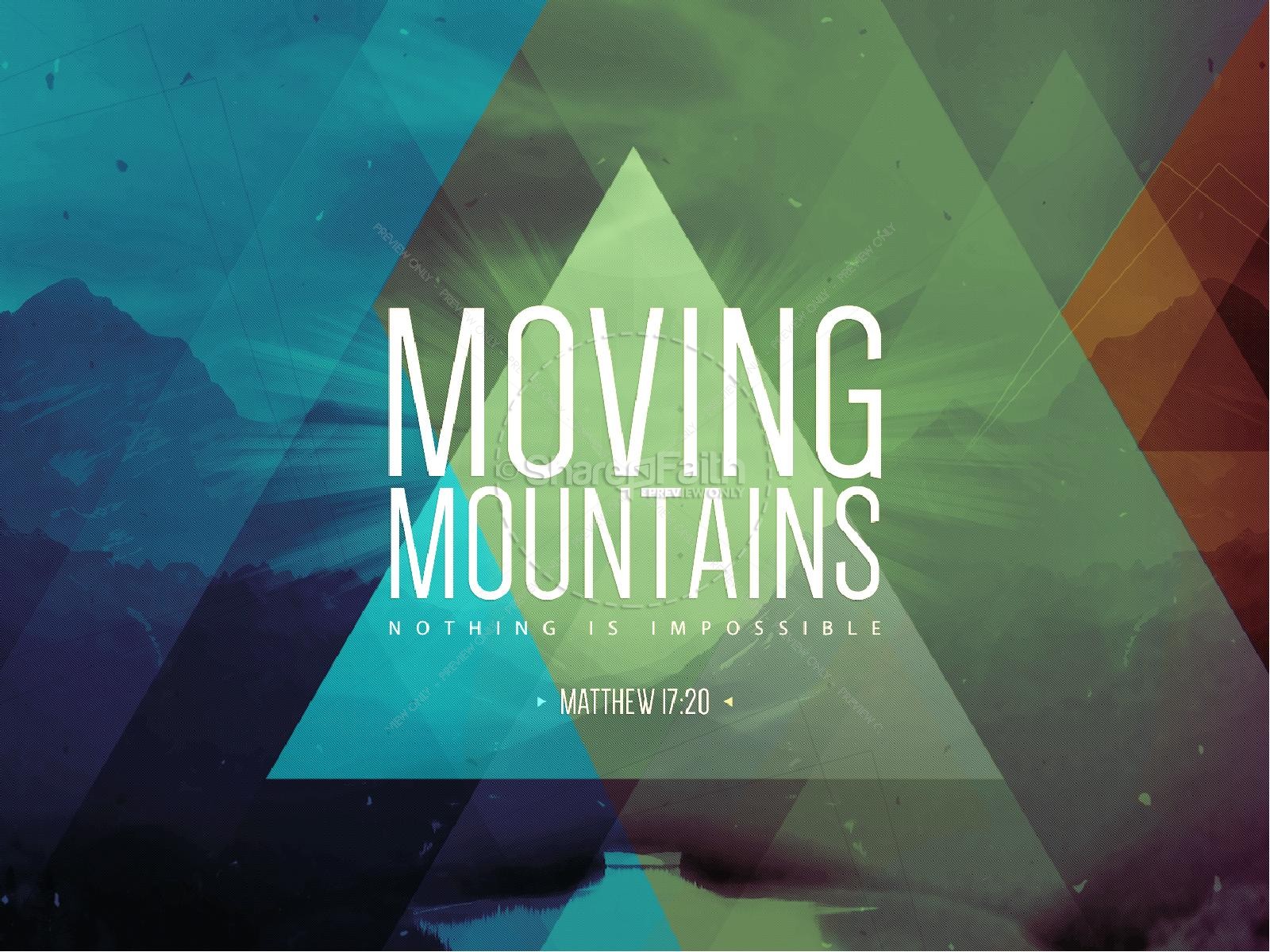 Moving Mountains Ministry PowerPoint Thumbnail 1
