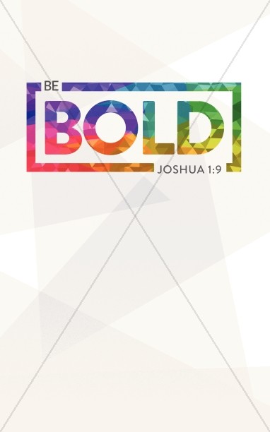 Be Bold Christian Bulletin Thumbnail Showcase