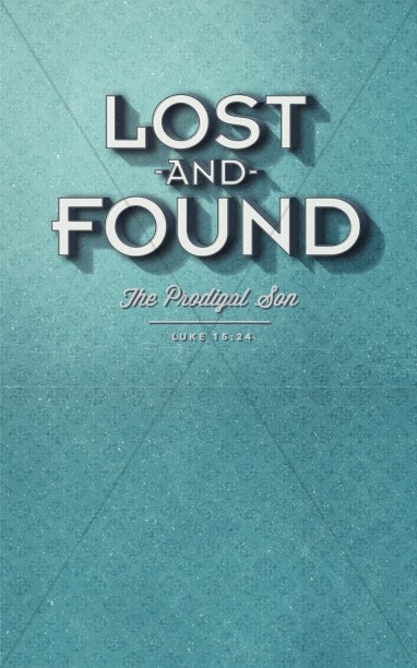 Lost and Found Christian Bulletin Thumbnail Showcase