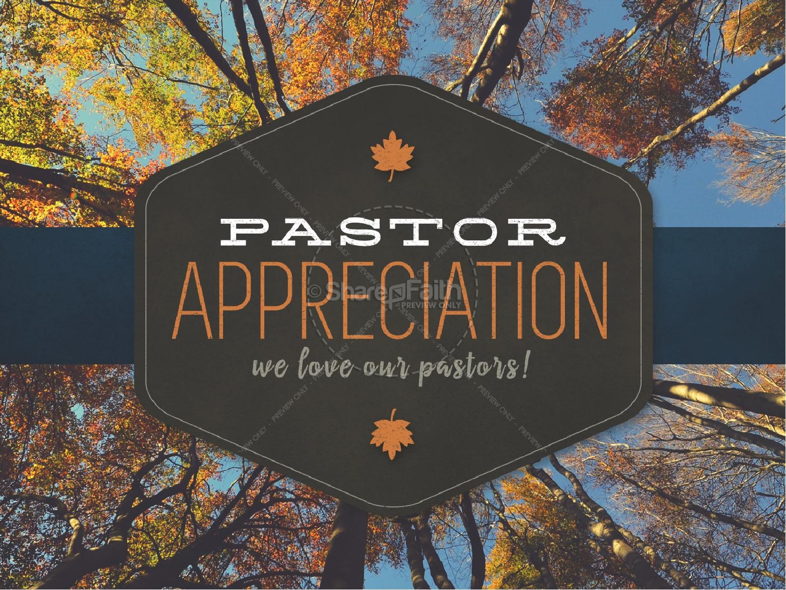 Pastor Appreciation Ministry Church PowerPoint