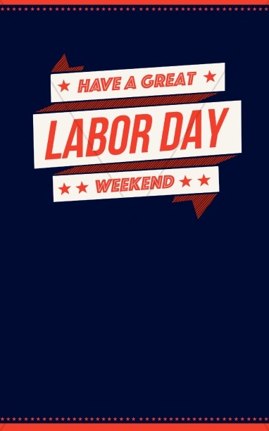 Have a Great Labor Day Weekend Religious Bulletin Thumbnail Showcase