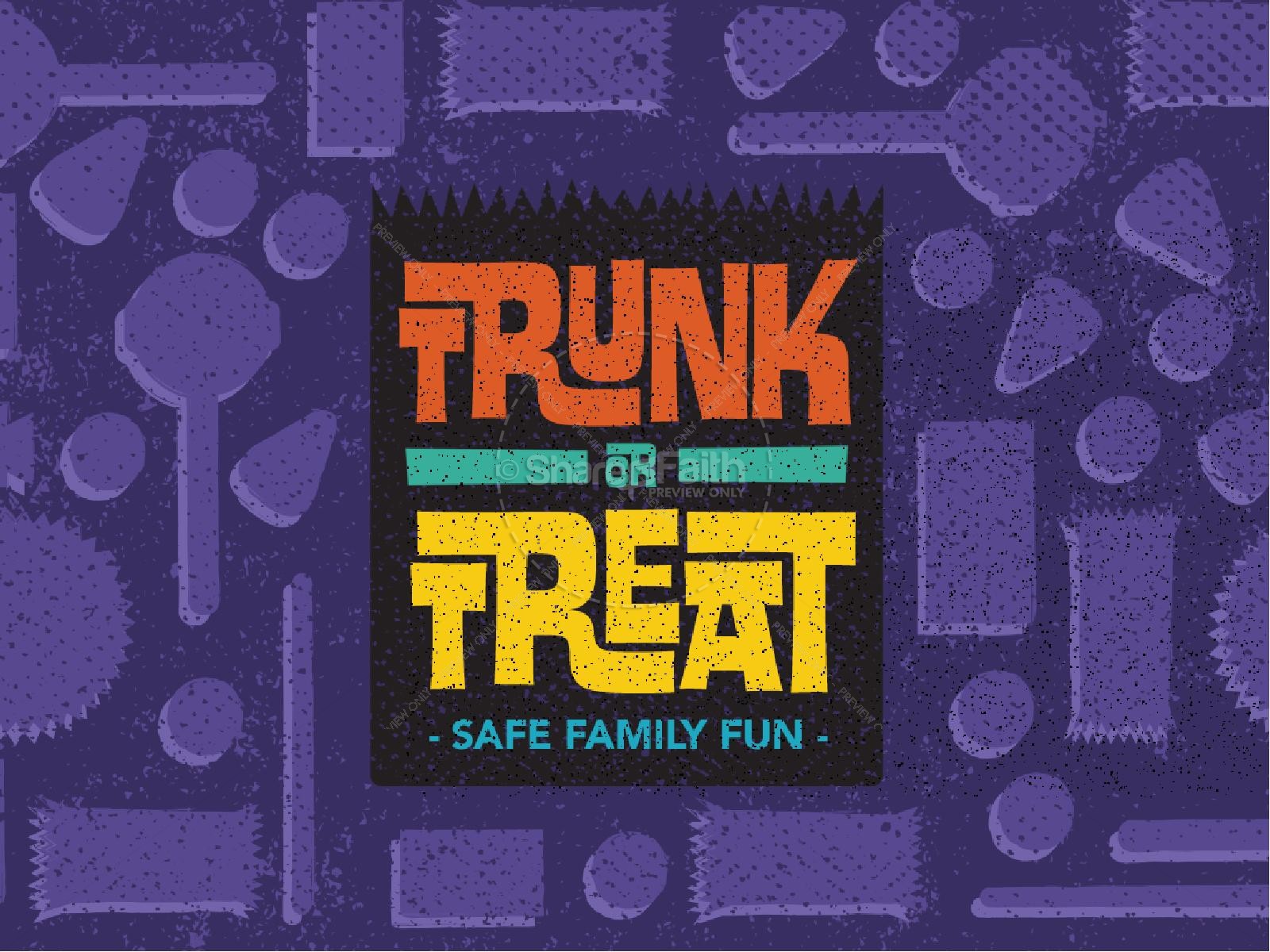 Trunk or Treat Fall Ministry PowerPoint Thumbnail 1