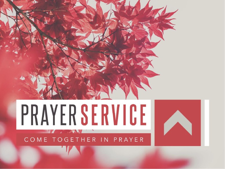 Prayer Service Ministry PowerPoint