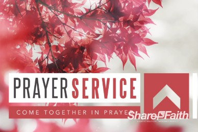 Prayer Service Ministry Intro Video Background