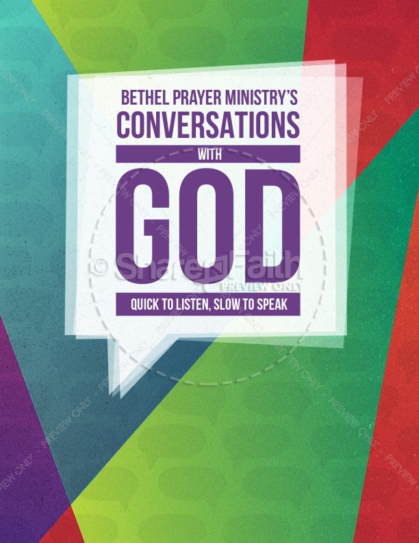 Conversations with God Christian Flyer Thumbnail Showcase