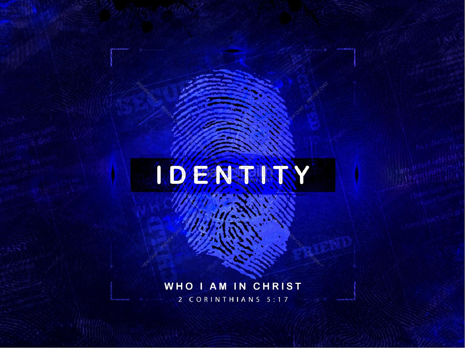 Identity in Christ Christian PowerPoint | slide 1