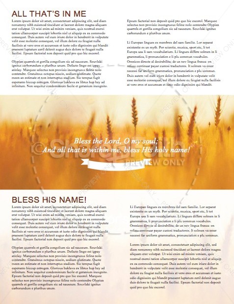 Bless the Lord Christian Newsletter | page 2