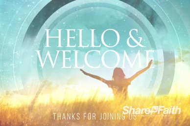 We Give You Thanks Christian Welcome Background Video