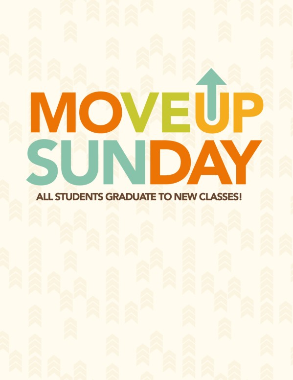 Move Up Sunday Church Flyer