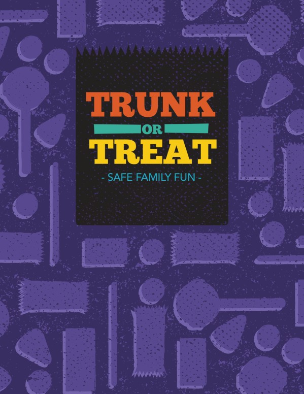 Trunk or Treat Fall Ministry Flyer
