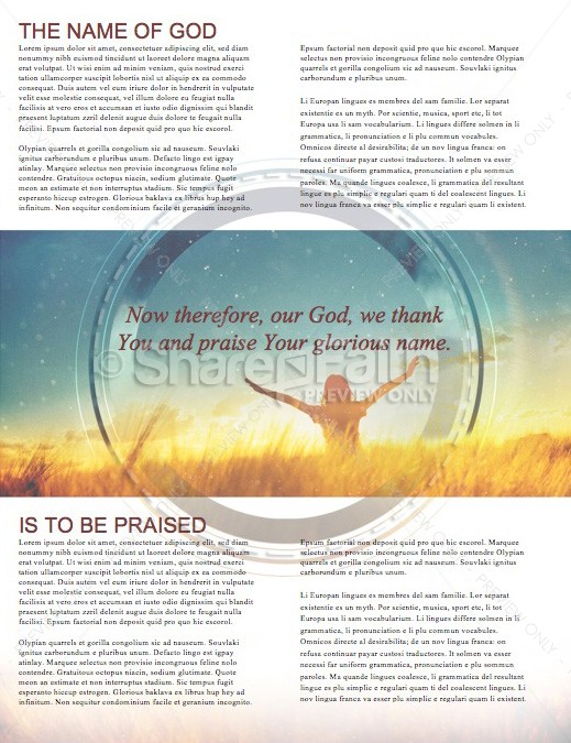 We Give You Thanks Christian Newsletter | page 2