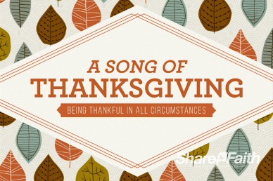 A Song of Thanksgiving Sermon Intro Video Loop